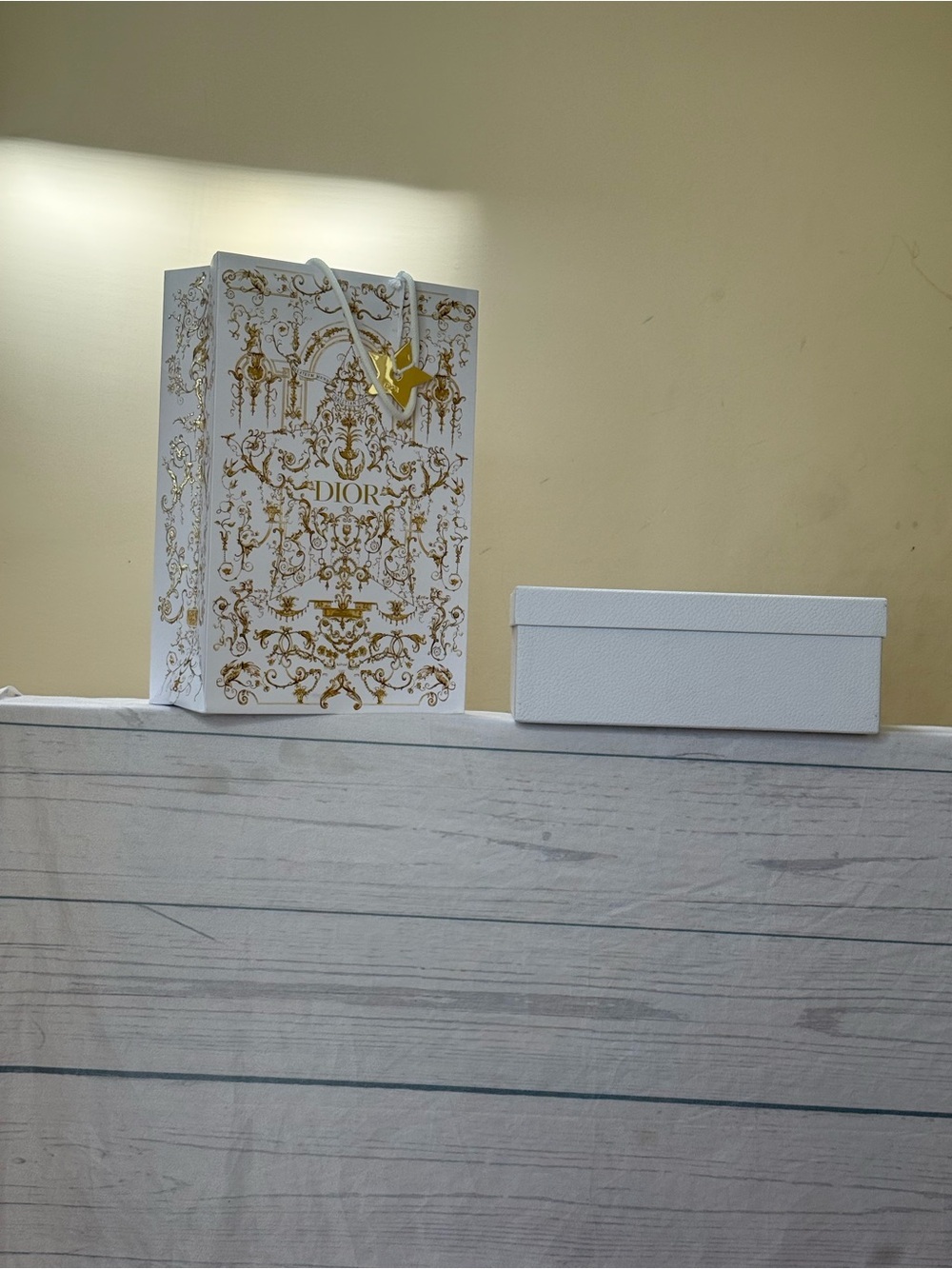 Dior White Empty Shoe Box and Shopping Bag - Picture 3 of 11